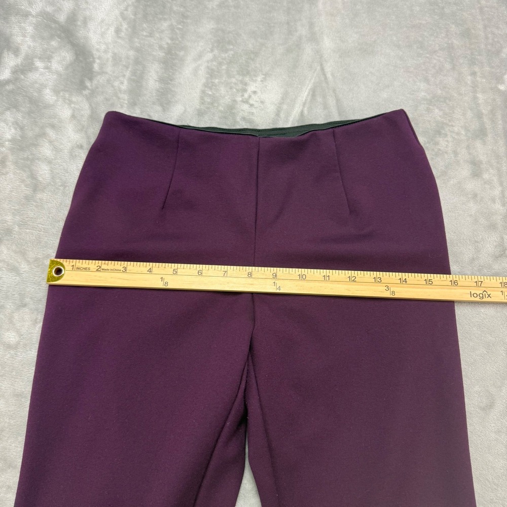 Calvin‎ Klein Women Purple Size 6 Pants Trousers Elastic Waist (26x26) - Picture 10 of 12